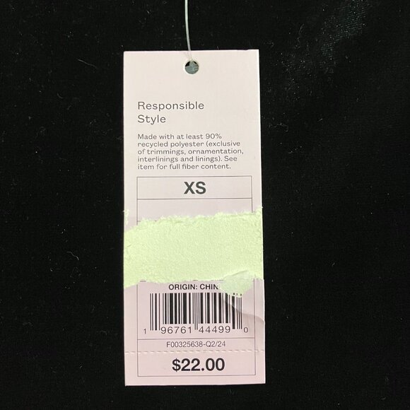 NWT Wild Fable Women's Size XS Black Satin Elastic Waist Velour Maxi Skirt - Picture 6 of 13